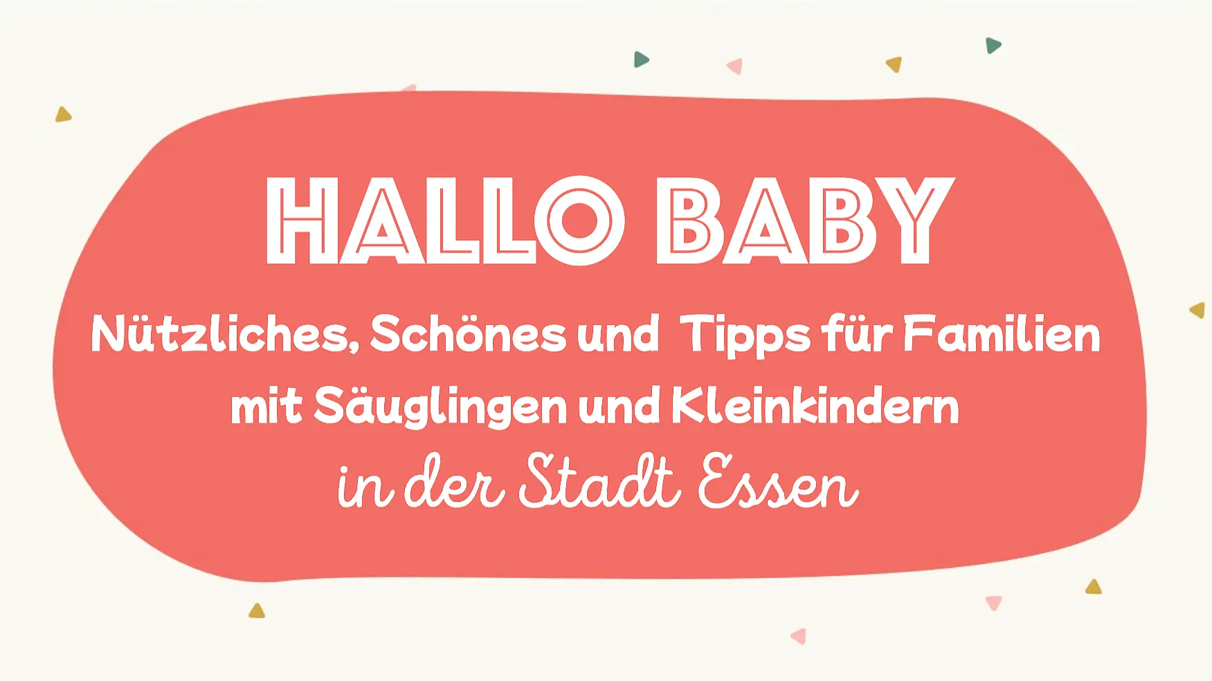 Broschürentitel: Hallo Baby