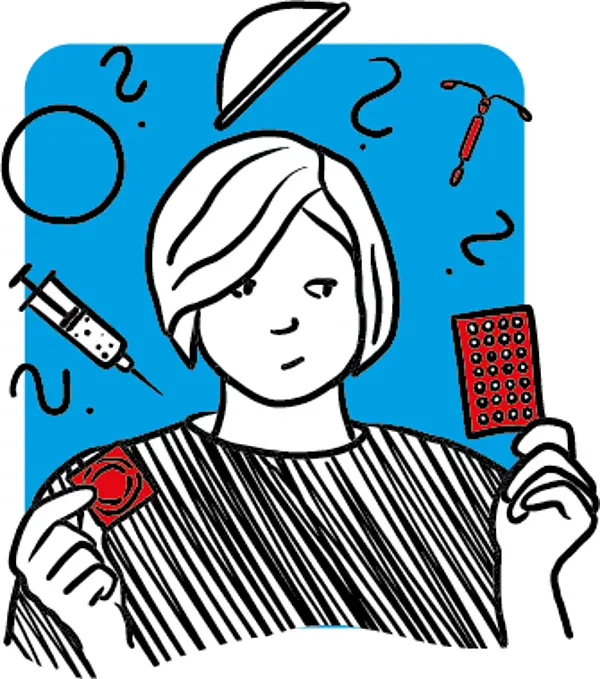 Verhütung Illustration