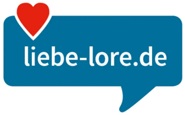 Logo mit Schriftzug liebe lore